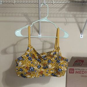 Duluth Trading Co Yellow Floral Camisole